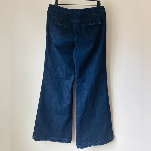 Anthropologie Bica Cheia Indigo Denim Jeans - Size 10 - Picture 10 of 16